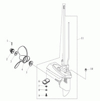 LOWER CASING & DRIVE 2 Strock For TC5